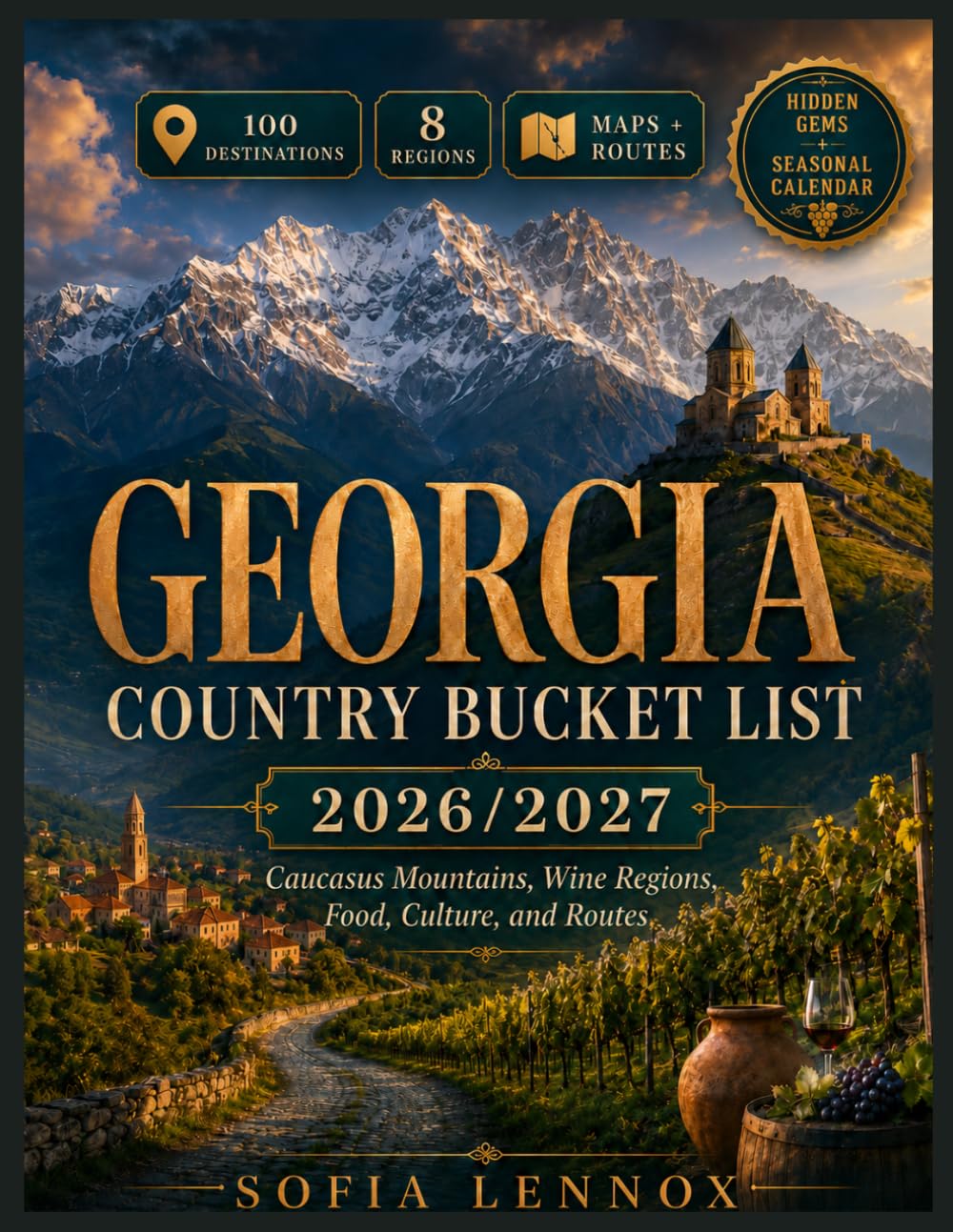 GEORGIA COUNTRY BUCKET LIST 2026/2027: Caucasus Mountains, Wine Regions, Food, Culture, and Routes