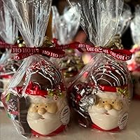 Vista 4 de 50 bolsas de celofán transparente de 8 x 12 pulgadas, bolsas de celofán de plástico transparente con 6 lazos de colores surtidos para envolver