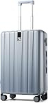 Hanke 20 Inch Carry On Luggage 22x14x9 Airline Approved Lightweight PC Hard Shell Suitcases with Wheels Travel Luggage Rolling Suitcase Travel Luggage Bag for Birthday(Jet Black)
