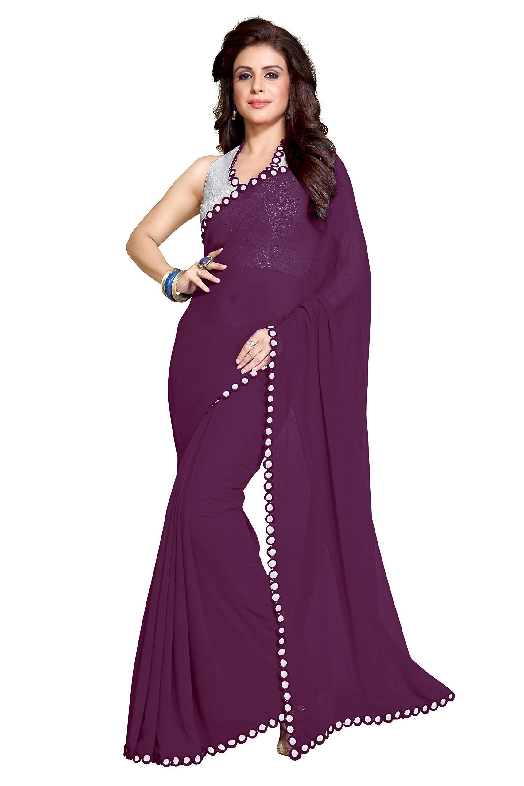 Faux Georgette Saree