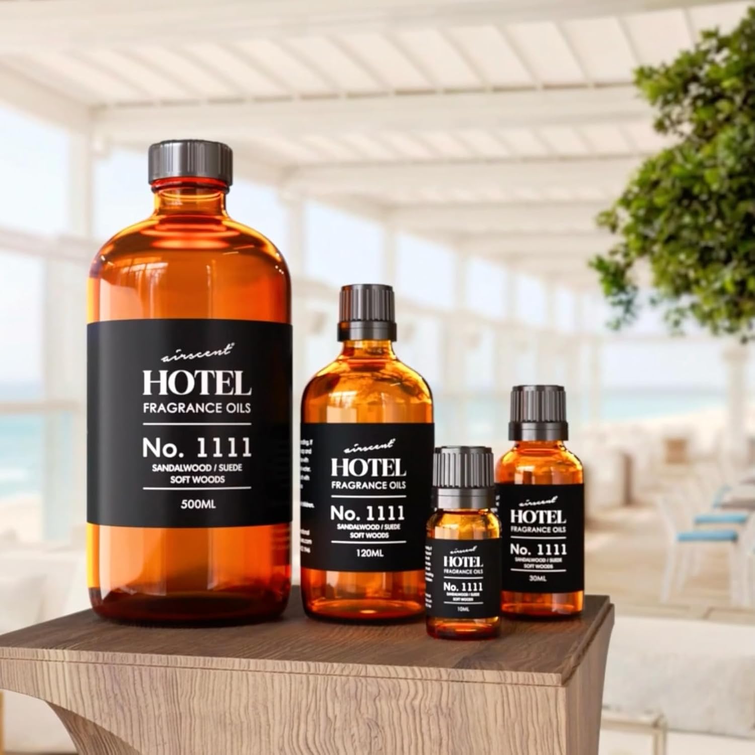 AirScent My Way Diffuser Oil Inspired by The 1 Hotel Miami Scent - Premium Fragrance Oil Blend for Ultrasonic and Waterless Diffusers and Crafting - 500 mL, 16.9 fl oz Glass Bottle - Image 3