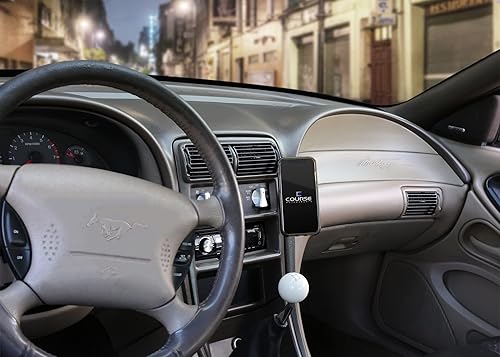 Miniatura 6 de Course Motorsports DirectFit - Soporte de teléfono para Ford Mustang, Mustang GT, SVT Cobra, SVT Cobra R, Mach 1 (1994-2004) Compatible con todos