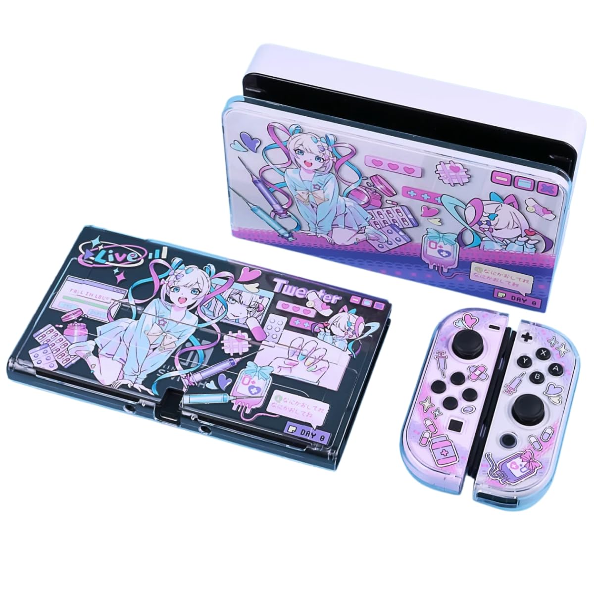 Amazon.co.jp: 超てんちゃん グッズ Switch 2保護ケース Switch/OLED