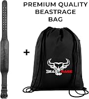 BEAST RAGE Bőr Súlyemelő Öv - 4" Párnázott Edzőtermi Derékszorító Testépítéshez, 10 Állítható Lyukkal, Fekete, S-es Méret 7