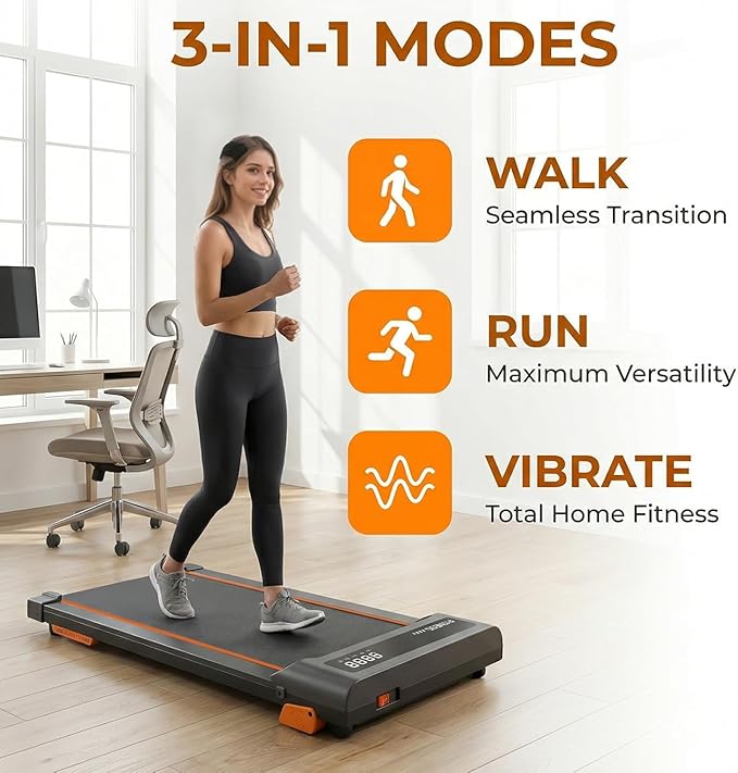 Caminadora Eléctrica 2.5 hp con Inclinación Negra miniatura 4