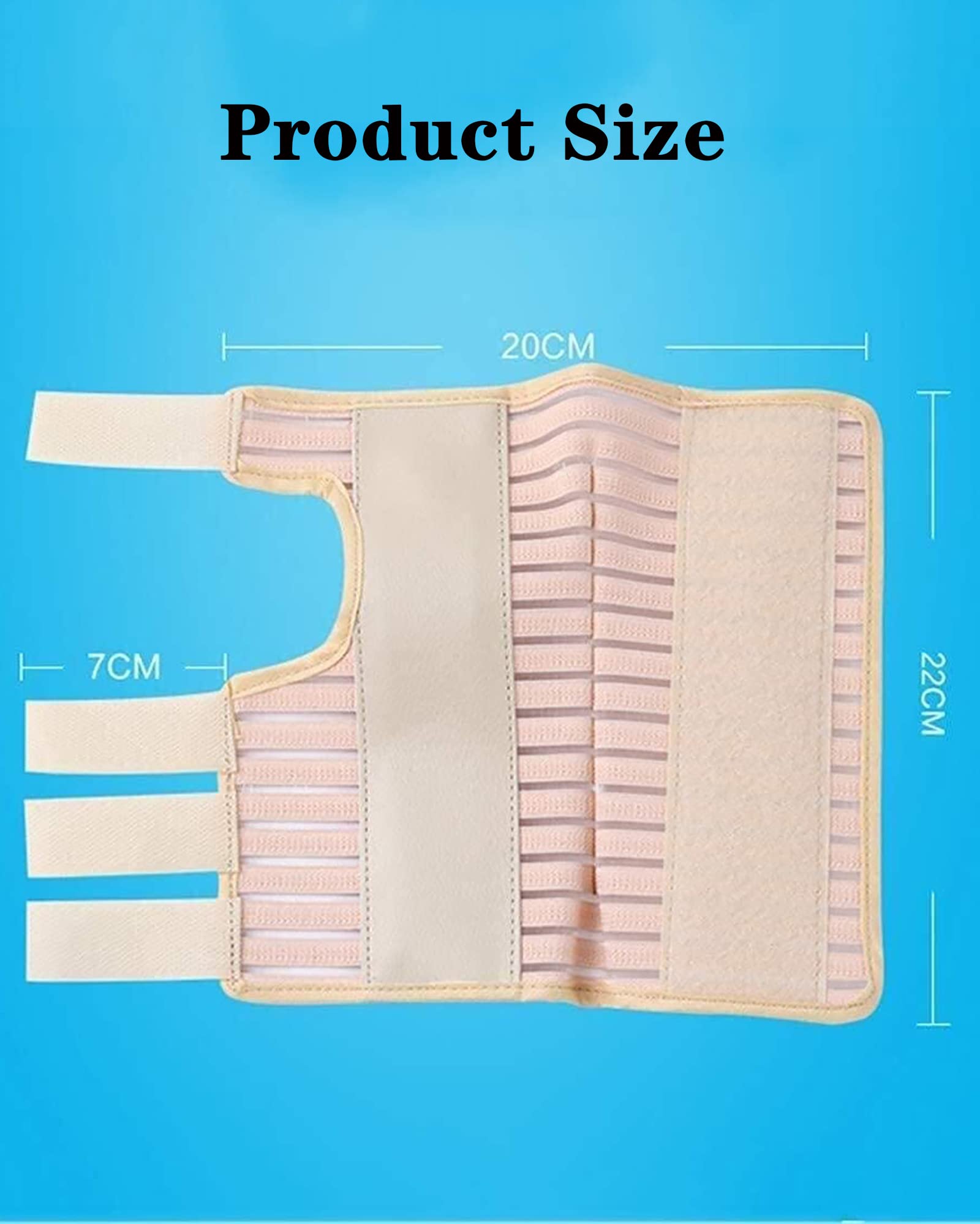 Soporte para fracturas de muñeca Férula de mano en reposo ajustable Inmovilizador de muñeca durante la noche para aliviar y tratar el dolor de muñeca, Derecha, S (Derecha M)
