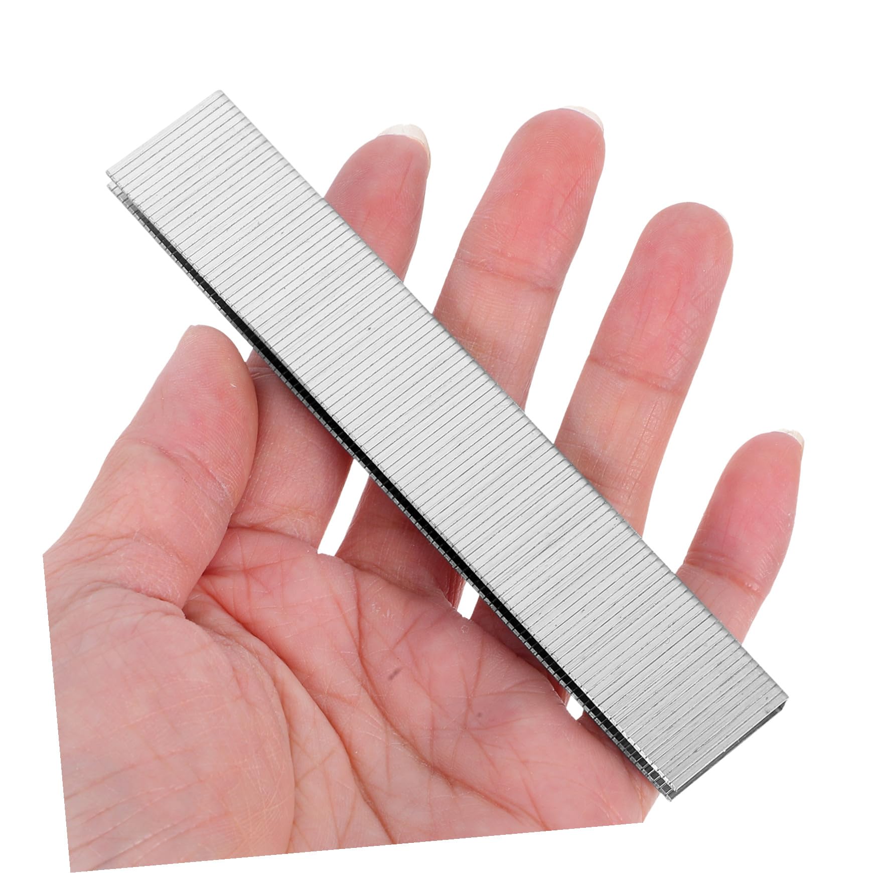 SOIMISS Clavos de Aire Forma Grapas para Madera para Manualidades y Fabricación de Muebles DIY Grapas Metálicas Resistentes para Carpintería y Reparaciones