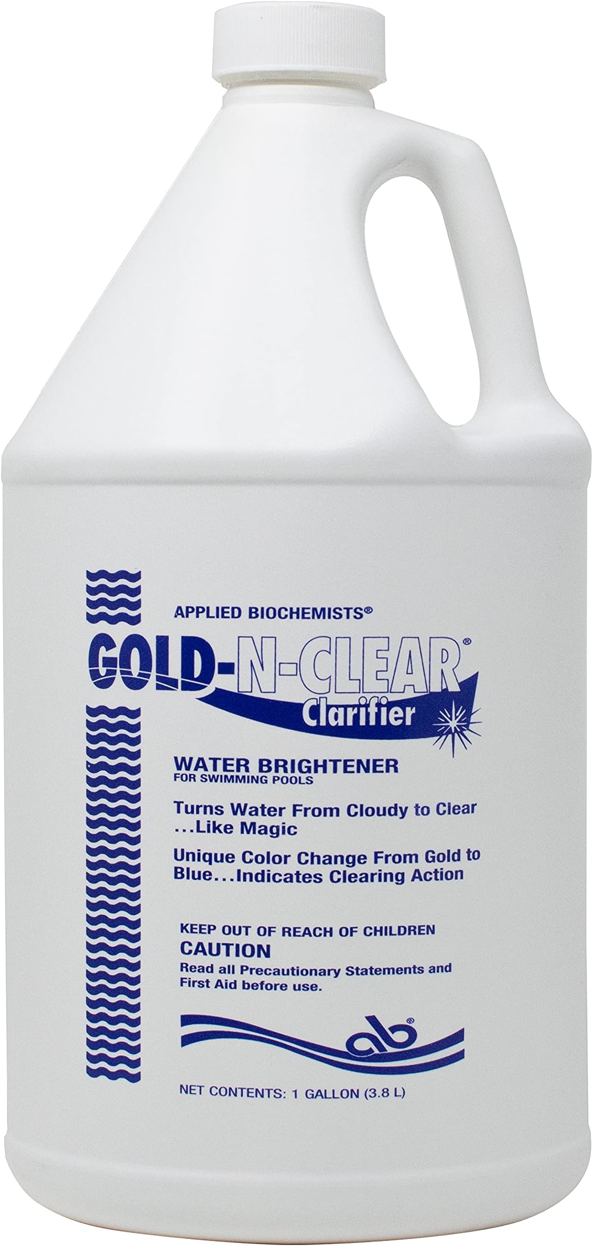 Applied Biochemists Pool 407804A Gold-N-Clear Swimming Pool Water Clarifier, 1 gal