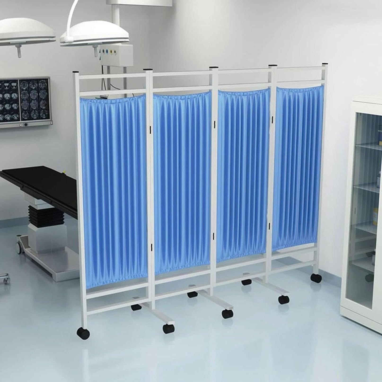 Paravent médical occultant pour isoler un espace séparateur de pièce 180 cm