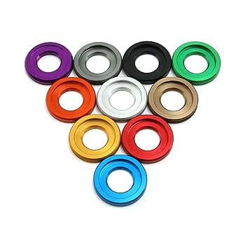 ハイジ✨ミャクミャクカラーチャーム出品✨ Amazon | JSM ☆Star Washer CNC加工 アルマイトカラー