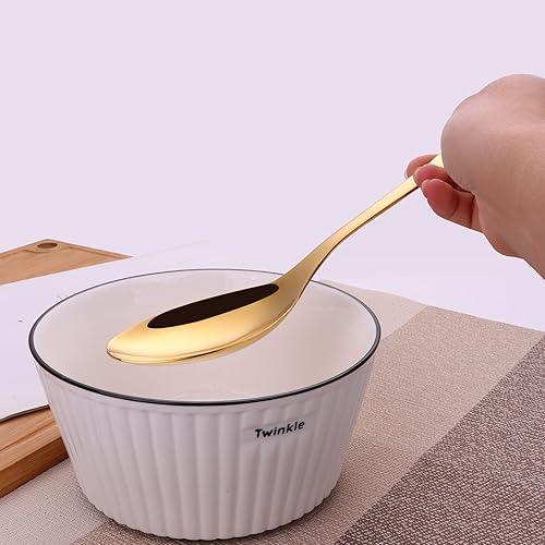 Miniatura 6 de 10 Inch Stainless Steel Catering Serving Utensils for Party Buffet Dinner Banquet Cooking Kitchen Basics,Including Serving Spoon x 2,Slotted Serving