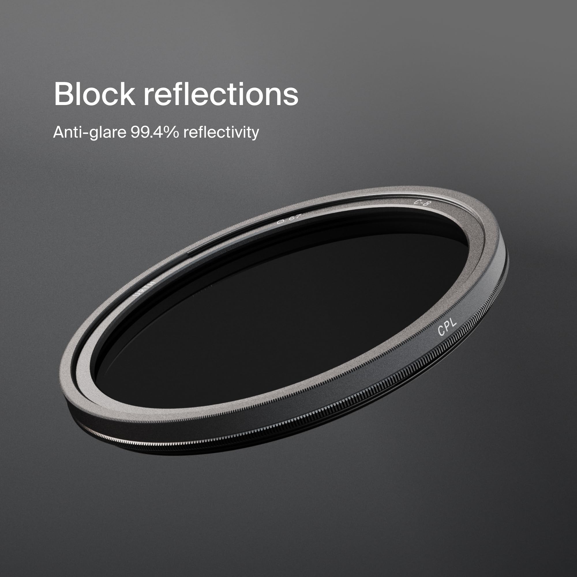 Urth 86 mm Filtro Filtro Polarizzatore (CPL) per Obiettivo - Multi-Rivestimento, Filtro per Fotocamera in Vetro Ottico HD per Fotocamera Reflex
