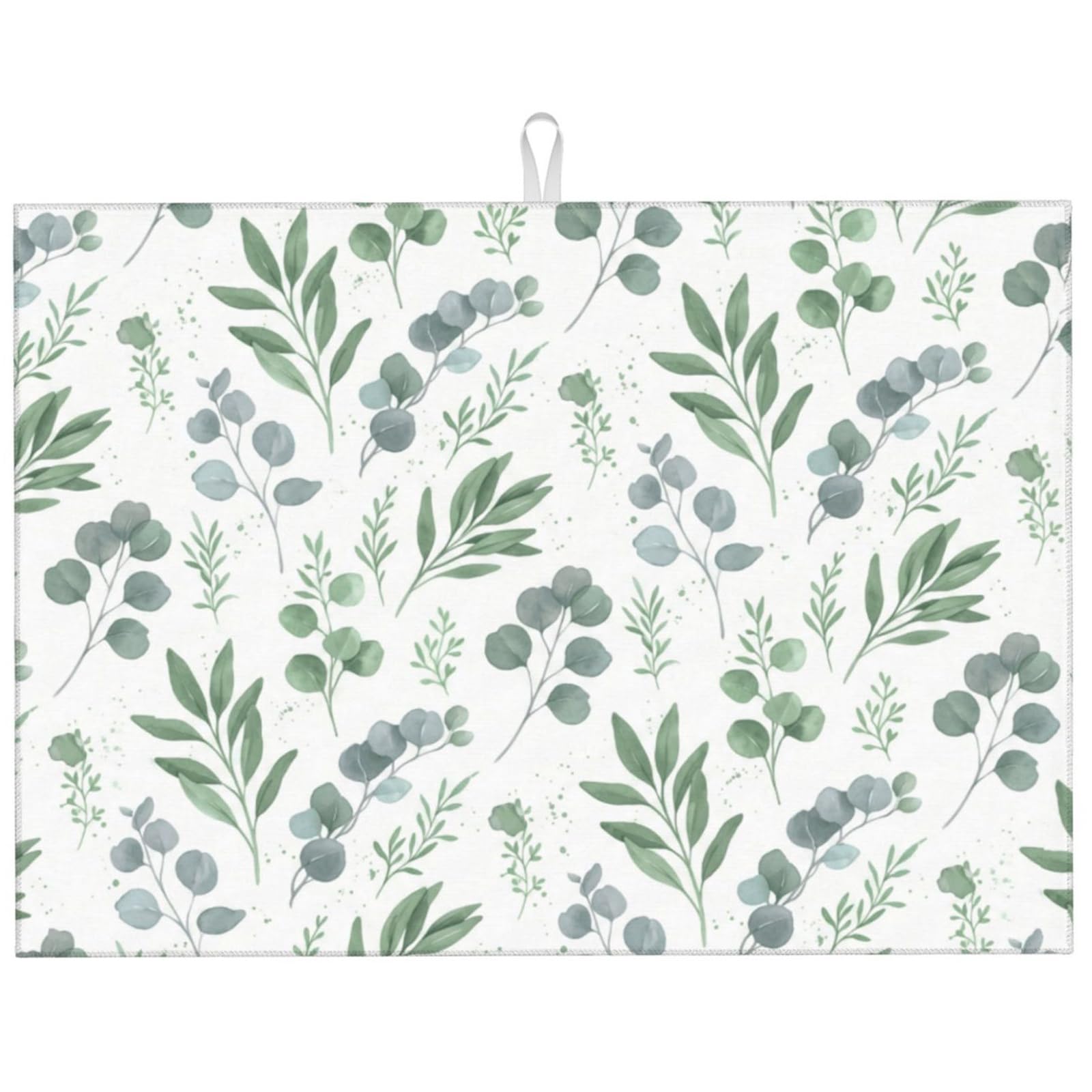 Sage Green Dish Drying Mat
