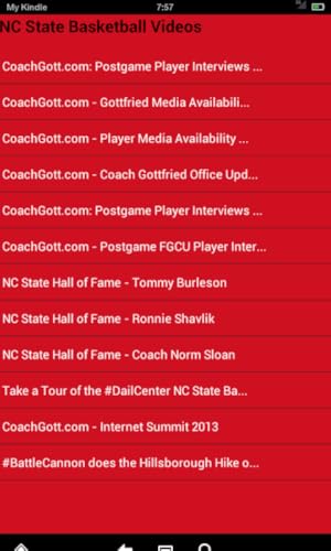 NC State Basketball News (Kindle Tablet Edition)
