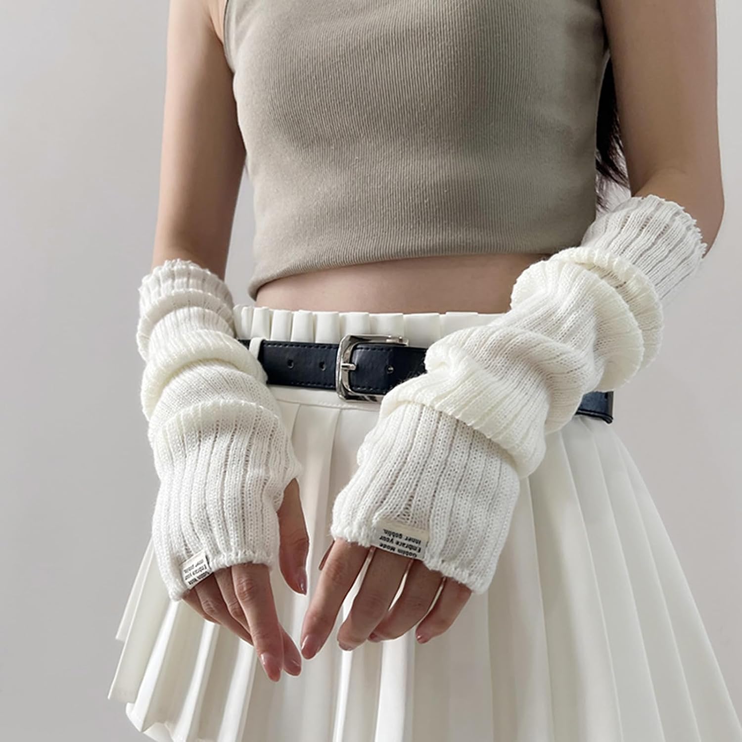 Popular Arm Warmers Covers Anime Party Fingerless Long Gloves for Dancing Party Sleeves Teens Girl Covers Warmers