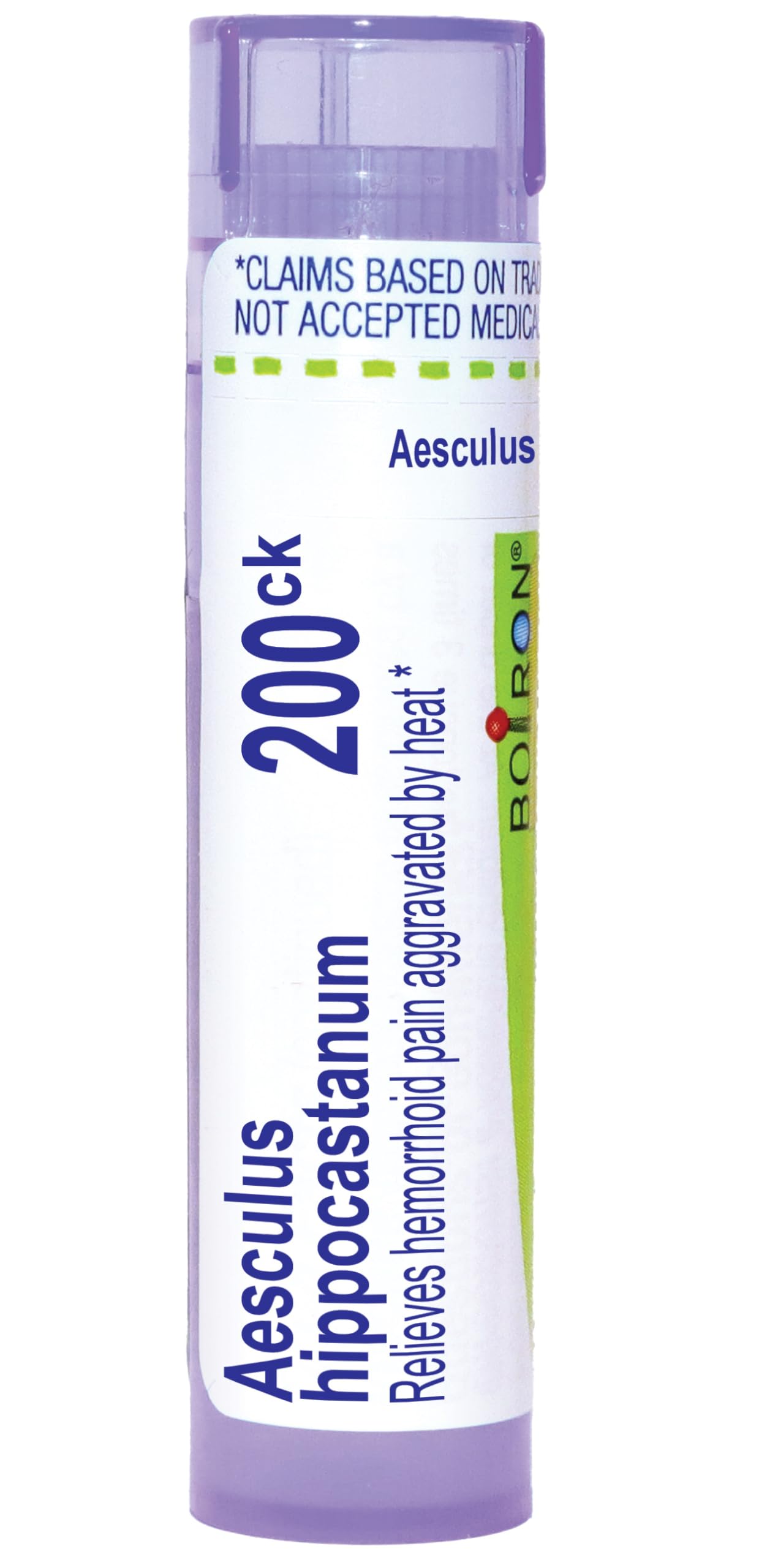 Aesculus Hippocastanum 200Ck Homeopathic Medicine for Hemorrhoids - 80 Pellets