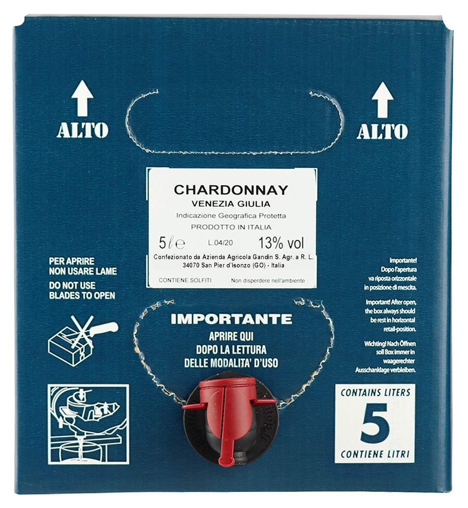 Bag in Box vino confezione 5L - Vigne di Giulia (CHARDONNAY)