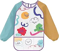 AVENTAL INFANTIL C/ BOLSO E MANGA COMPRIDA COLORJOY - BLISTER C/ 1 UND LEO&LEO