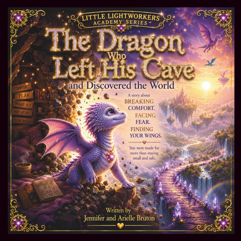 The Dragon Who Left His Cave And Discovered The World: A Story About Breaking Comfort, Facing Fear & Finding Your Wings (Little Lightworkers Academy Series)