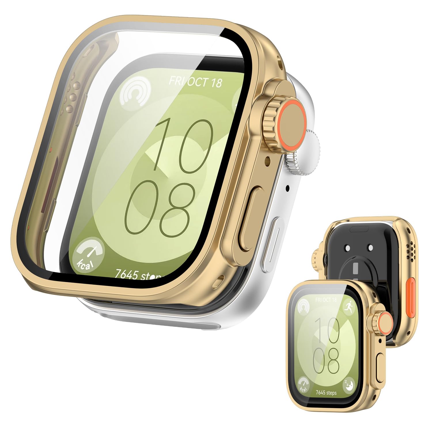 Amazon | HUAWEI WATCH FIT3 用 ケース カバー ガラスフイルム一体型 