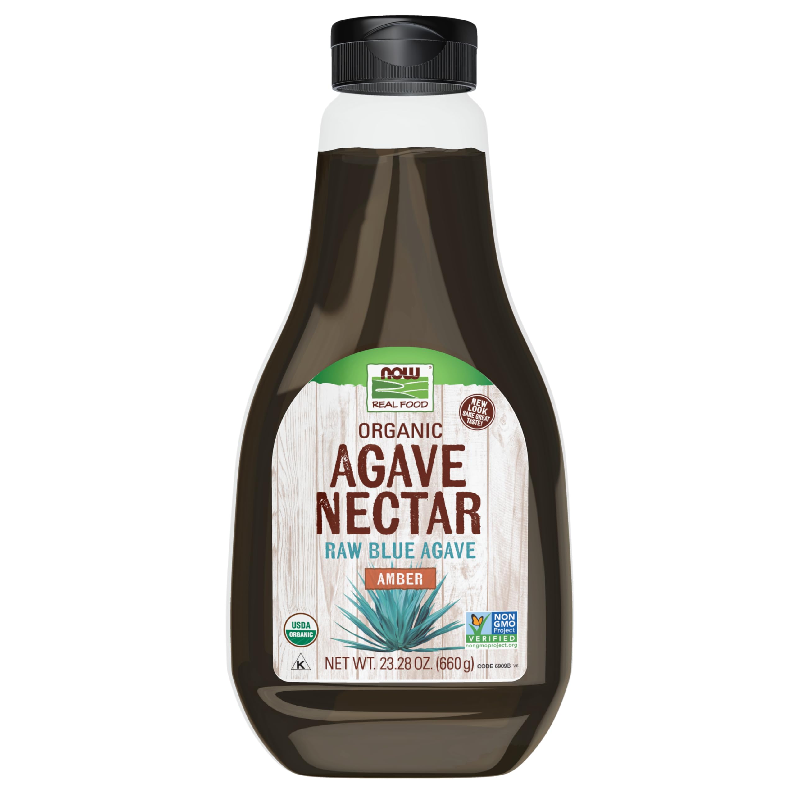 Now Foods Agave Nectar Amber Organic 23.28 oz