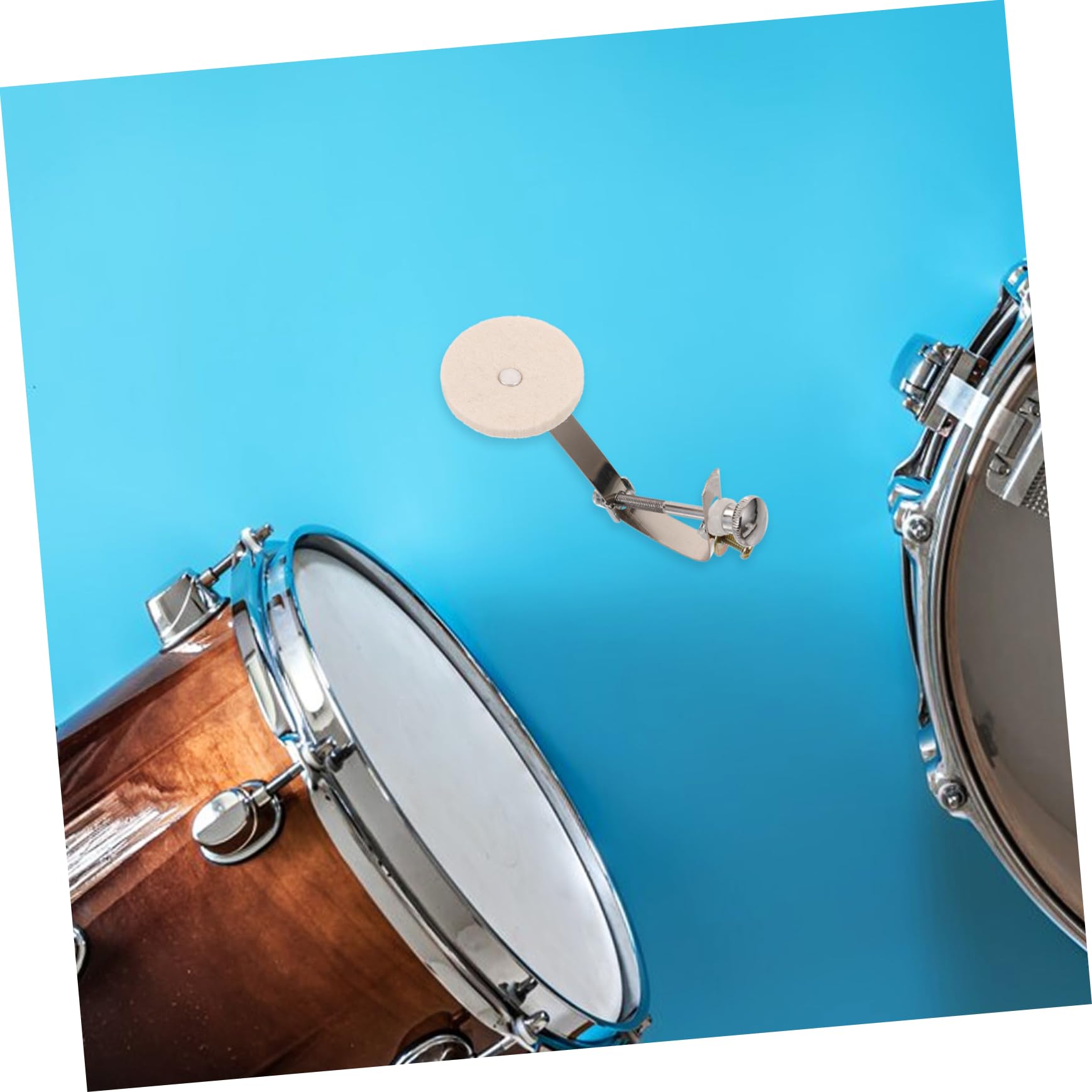 BESPORTBLE Snare Drum Damper Muffling Pad Clip Drum Dampening Accessory for Silent Practice Durable Design for Long Term Use present for Aspiring Drummers