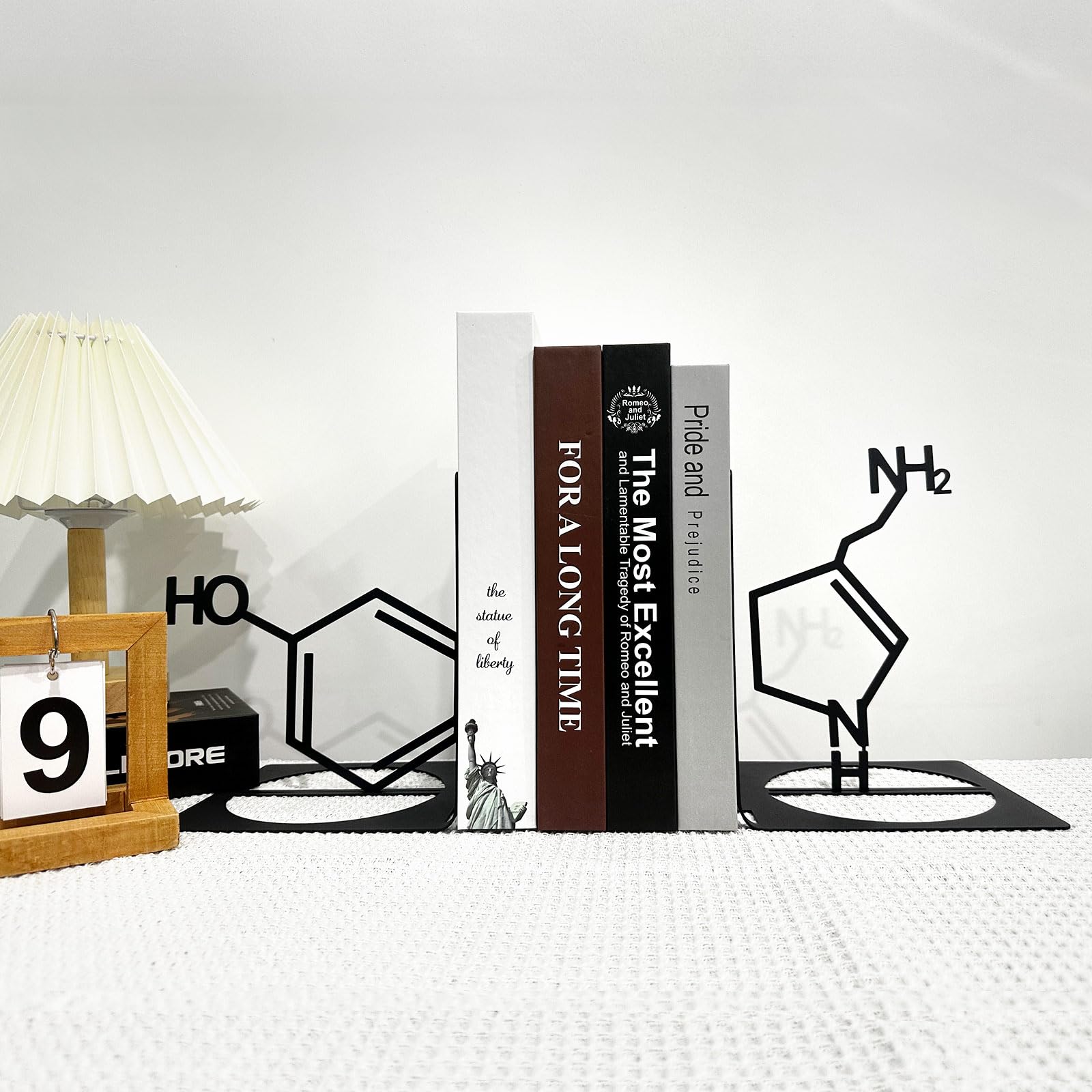 Amazon.com: Chemistry Metal Bookends, Serotonin Book Ends