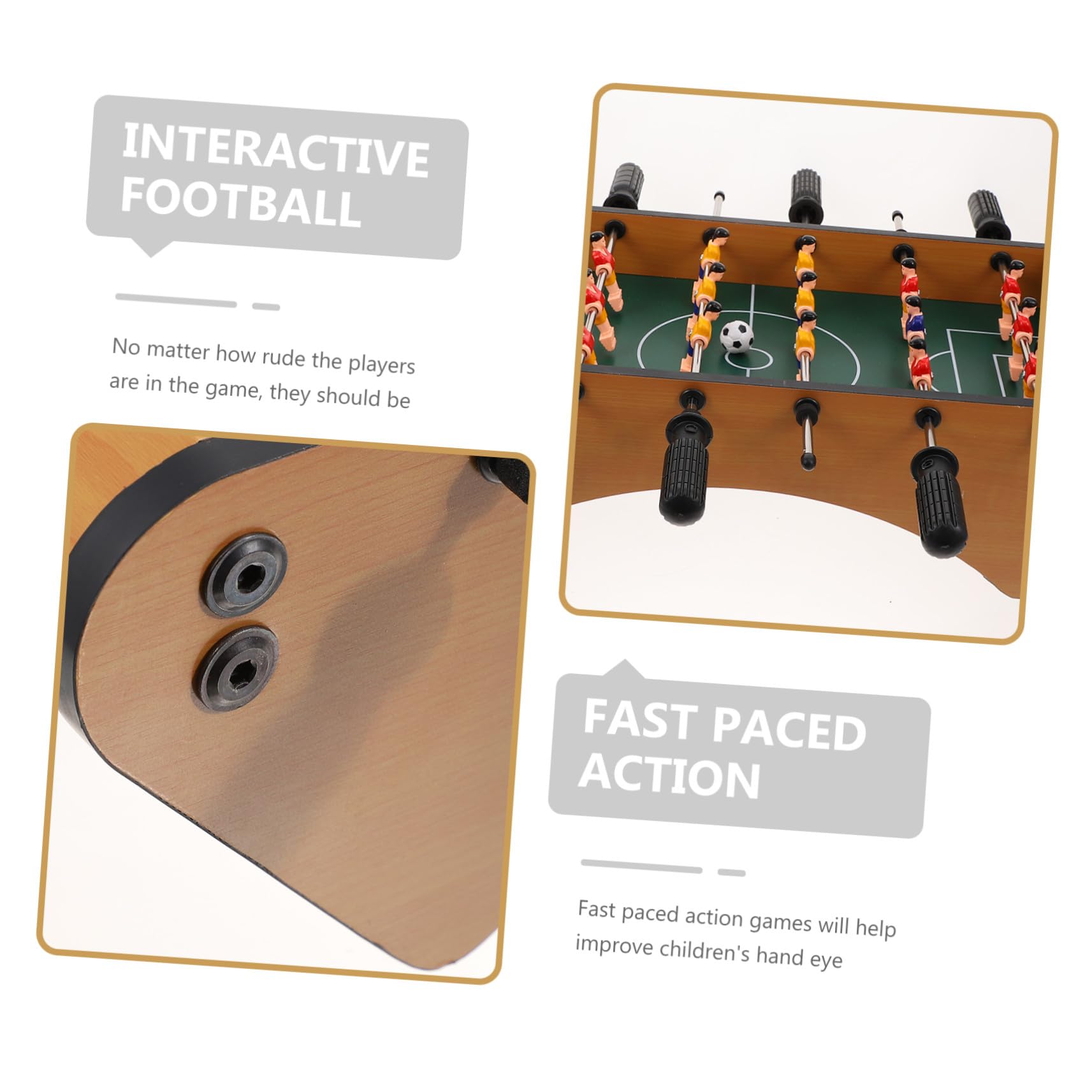 Cabilock Giocattolo Interattivo Genitore-figlio per Migliorare la Coordinazione Mano-occhio, Gioco di Calcio Creativo in Plastica e Acciaio Inox, Decor Festa Scuola per Famiglia e Ragazzo