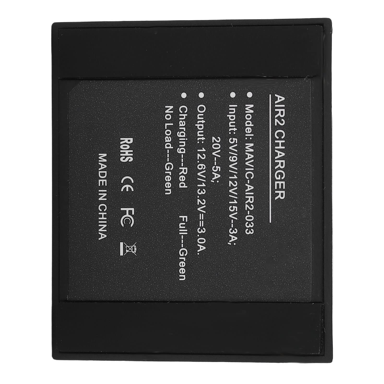 Caricabatterie per droni con cavo USB Guscio in plastica Kit caricabatteria per droni neri per AIR