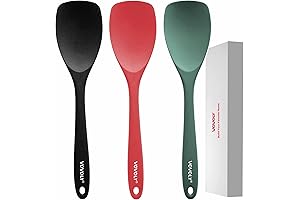 VOVOLY Silicone Spoon Set: Seamless, Heat-Resistant Cooking Companion