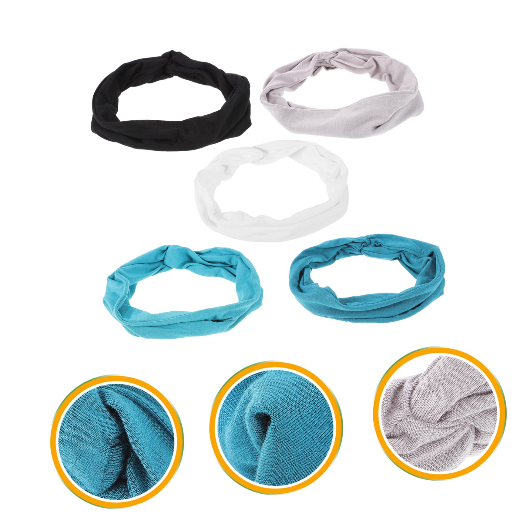 25 Pezzi Fasce Sportive Fasce antisudore Fasce Fasce Sportive Fascia for Bambini Fasce Fitness Fasce atletiche Fascia da Tennis Sciarpa Miss Yoga Poliestere spandex/3286