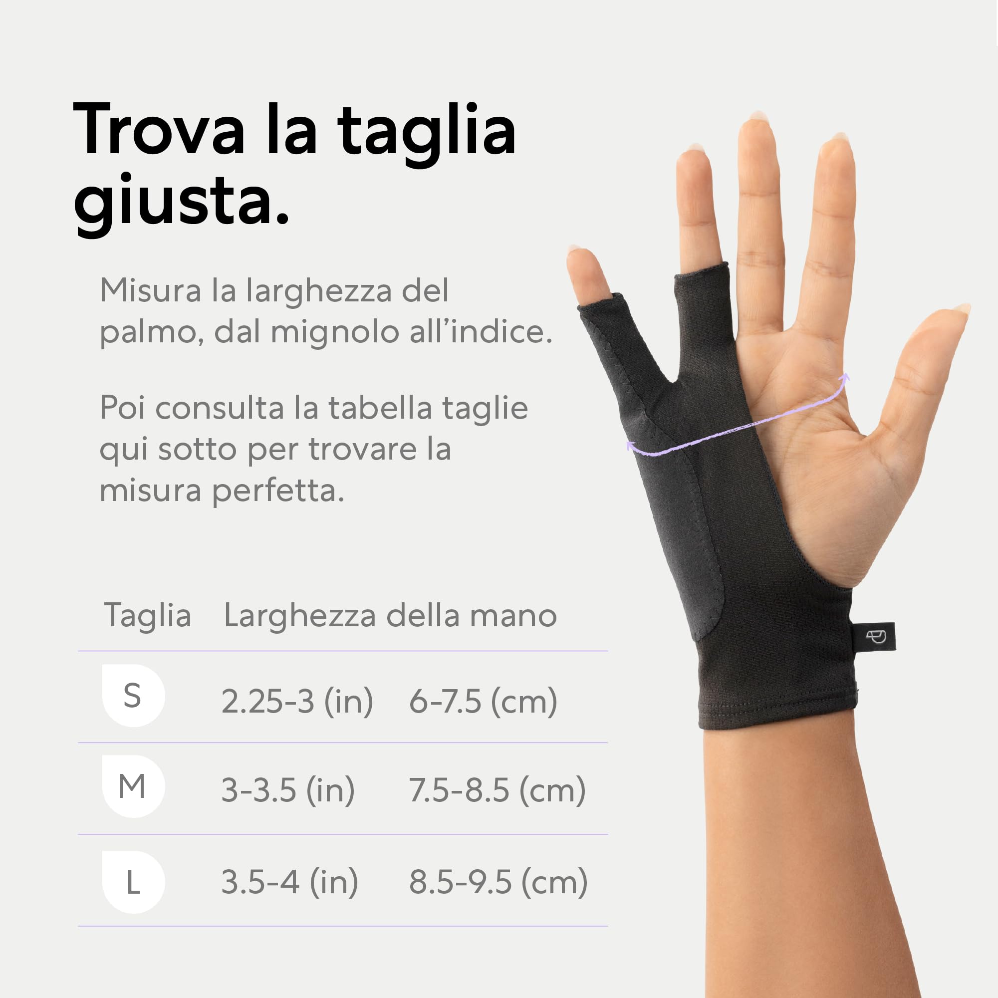 Paperlike's Drawing Glove per iPad - Guanto per Artisti per Disegnare su Tablet (Destra e Sinistra; 3 Misure: S, M, L)