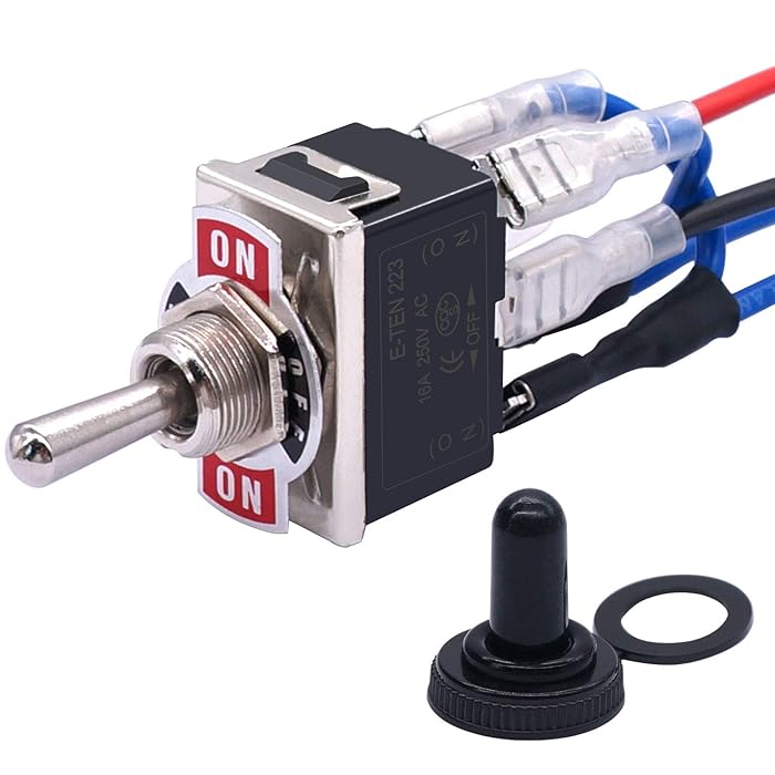 Buy weideer Momentary Motor Polarity Reverse Toggle Switch 6 Pin (ON)Off(ON) Automatic Reset