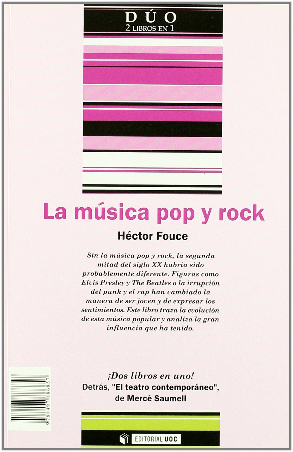 La musica pop y rock/ The Rock and Pop Music/ El teatro contemporaneo/ Contemporary Theater: 15
