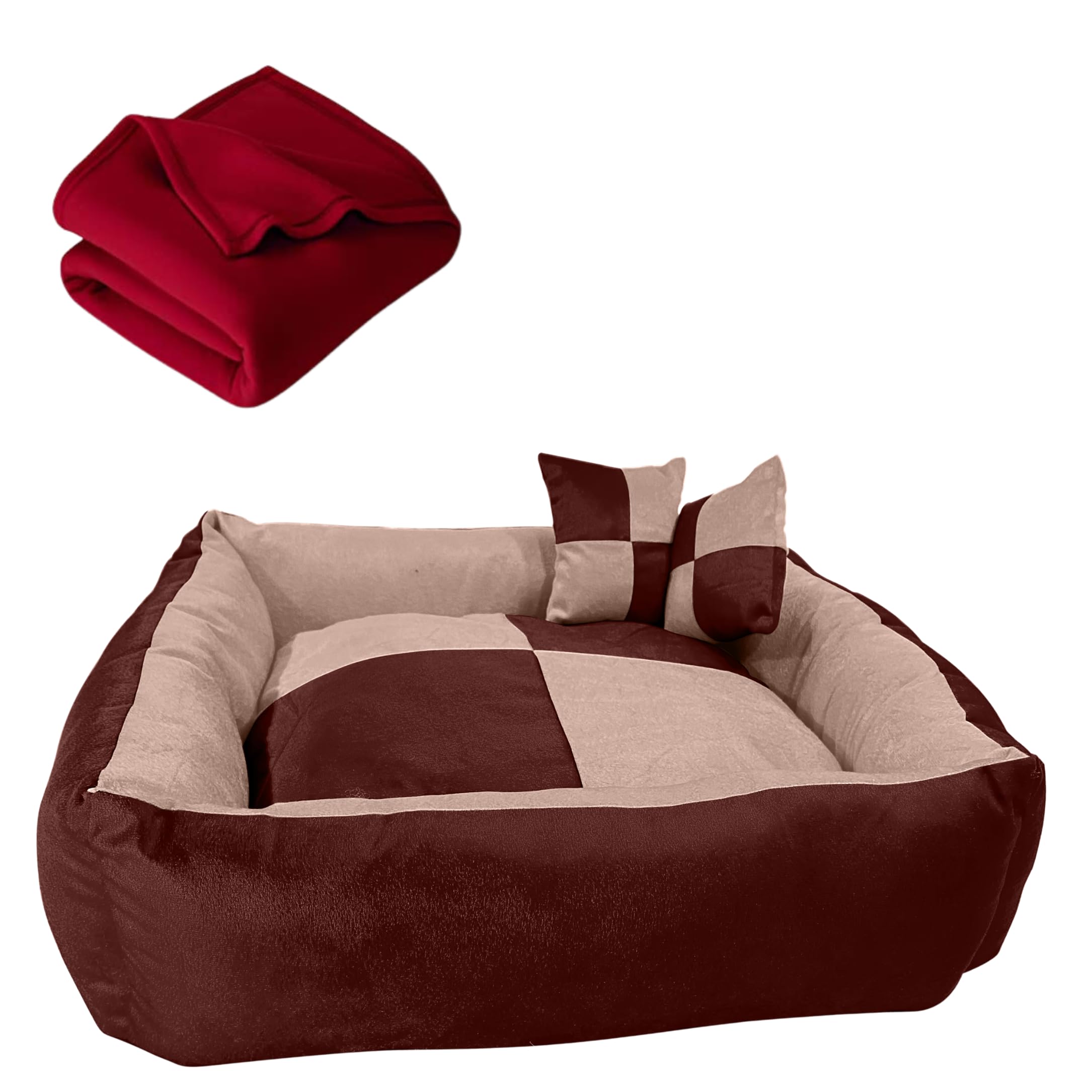 DRILLY Bed Washable Soft Reversible Dog Bed with Blanket for Small | Medium | Large | Extra Large | XXL | 3XL | 4XL Size Dogs | Cats | Puppy | pet | Rabbit |Cushion Pillow (XL) (B0C4FB3D3F) Amazon Price History, Amazon Price Tracker