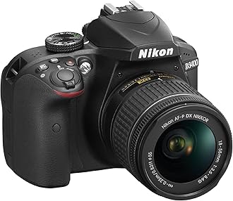 Nikon D3400 w/ AF-P DX NIKKOR 18-55mm f/3.5-5.6G VR (Black)