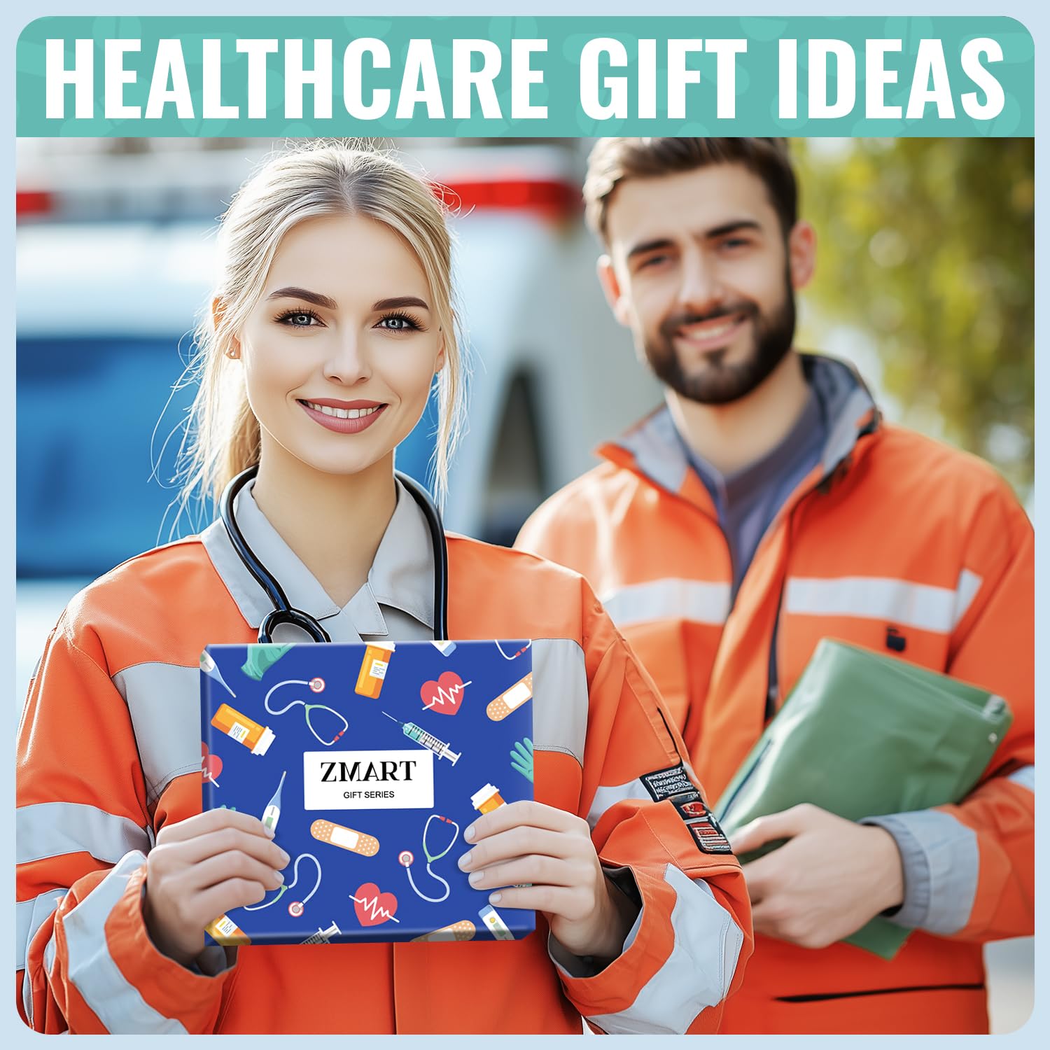Zmart EMT Doctor Gifts for Men - EMS Week Gifts, Paramedic Gift for Women, EMT Doctor Socks