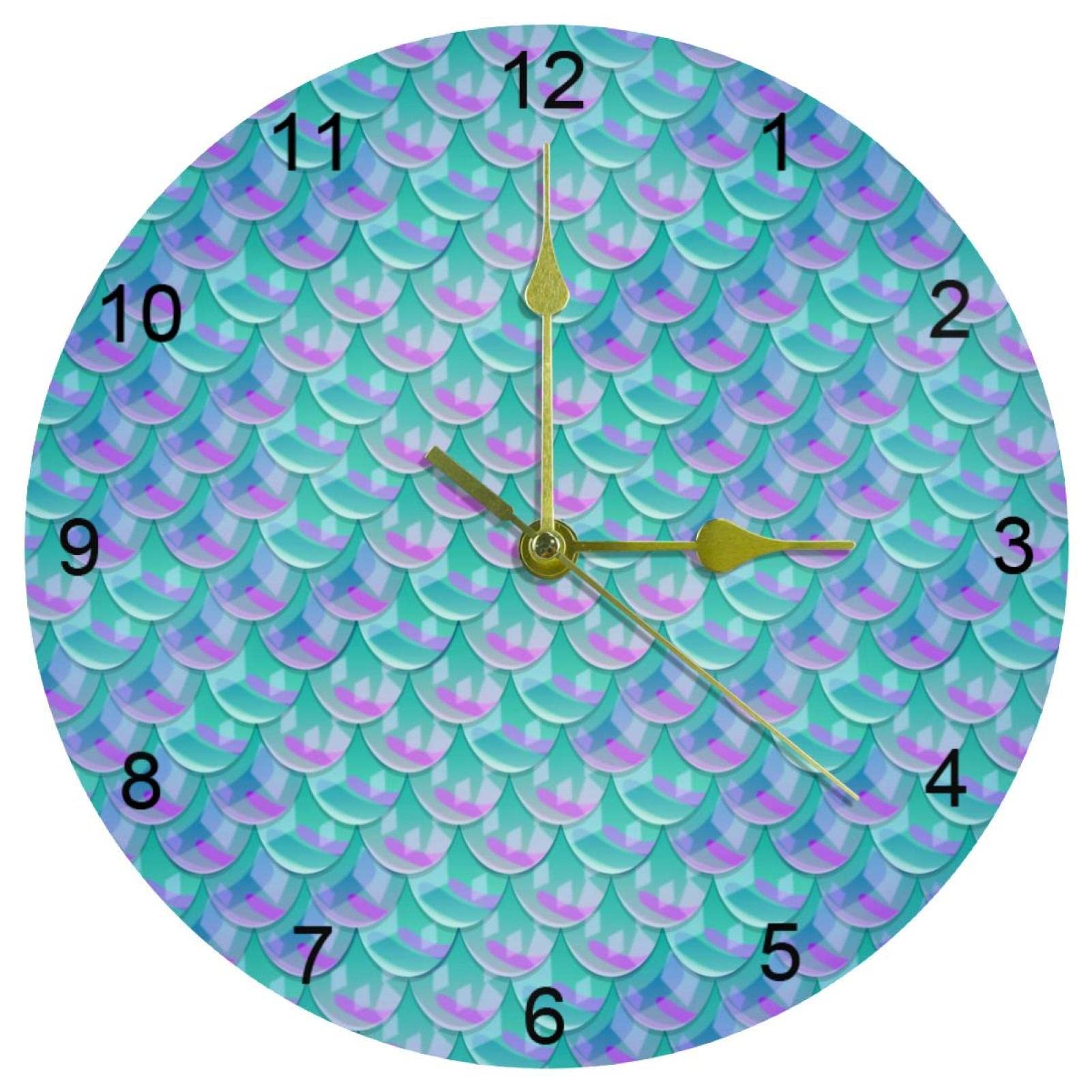 Horloge murale silencieuse sans tic-tac pour retrouver la concentration au bureau
