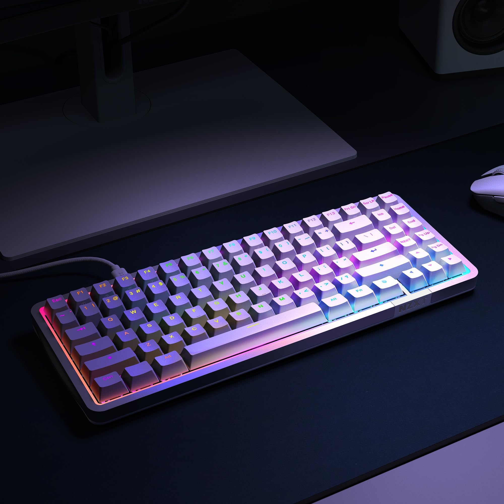 Amazon.com: NZXT Function Elite MiniTKL (White) : Video Games