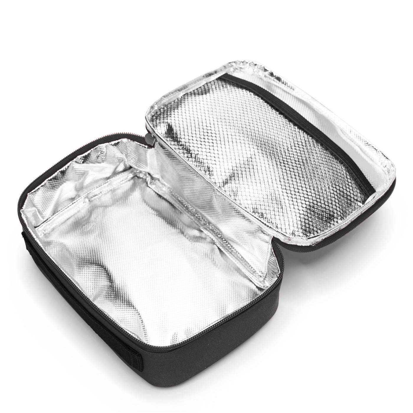 Set carrybag BK, thermocase OY, SBKOY Einkaufskorb mit Kleiner K?hltasche, Twist Silver + Black (70527003)