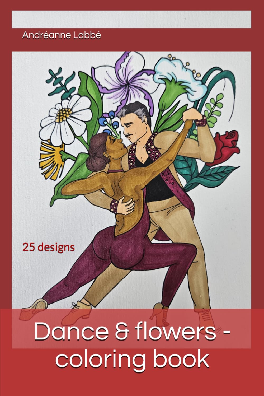 Dance & Flowers - coloring book