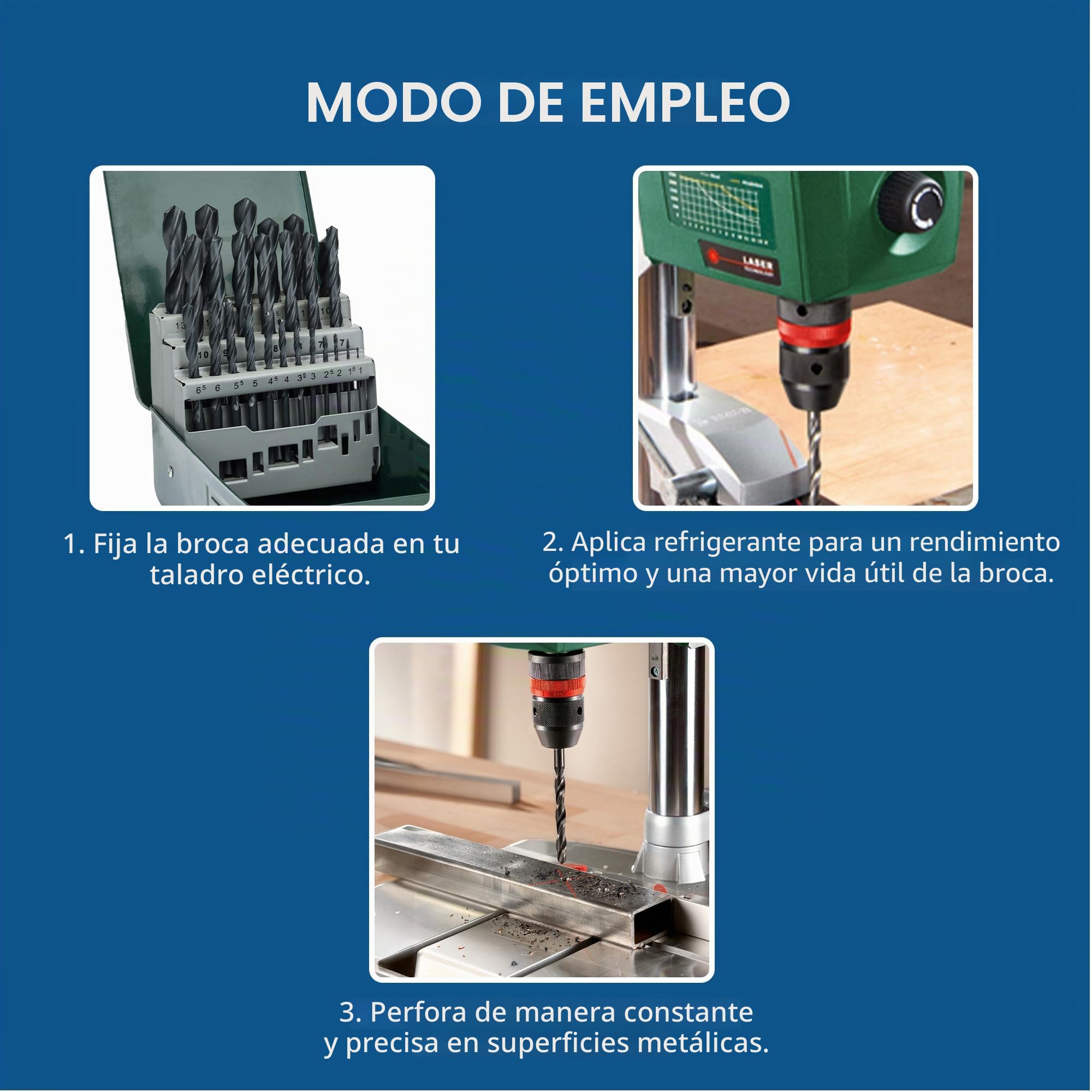 Bosch Professional 2607019446 - Set con 25 brocas HSS-R para metal, Verde, Amarillo