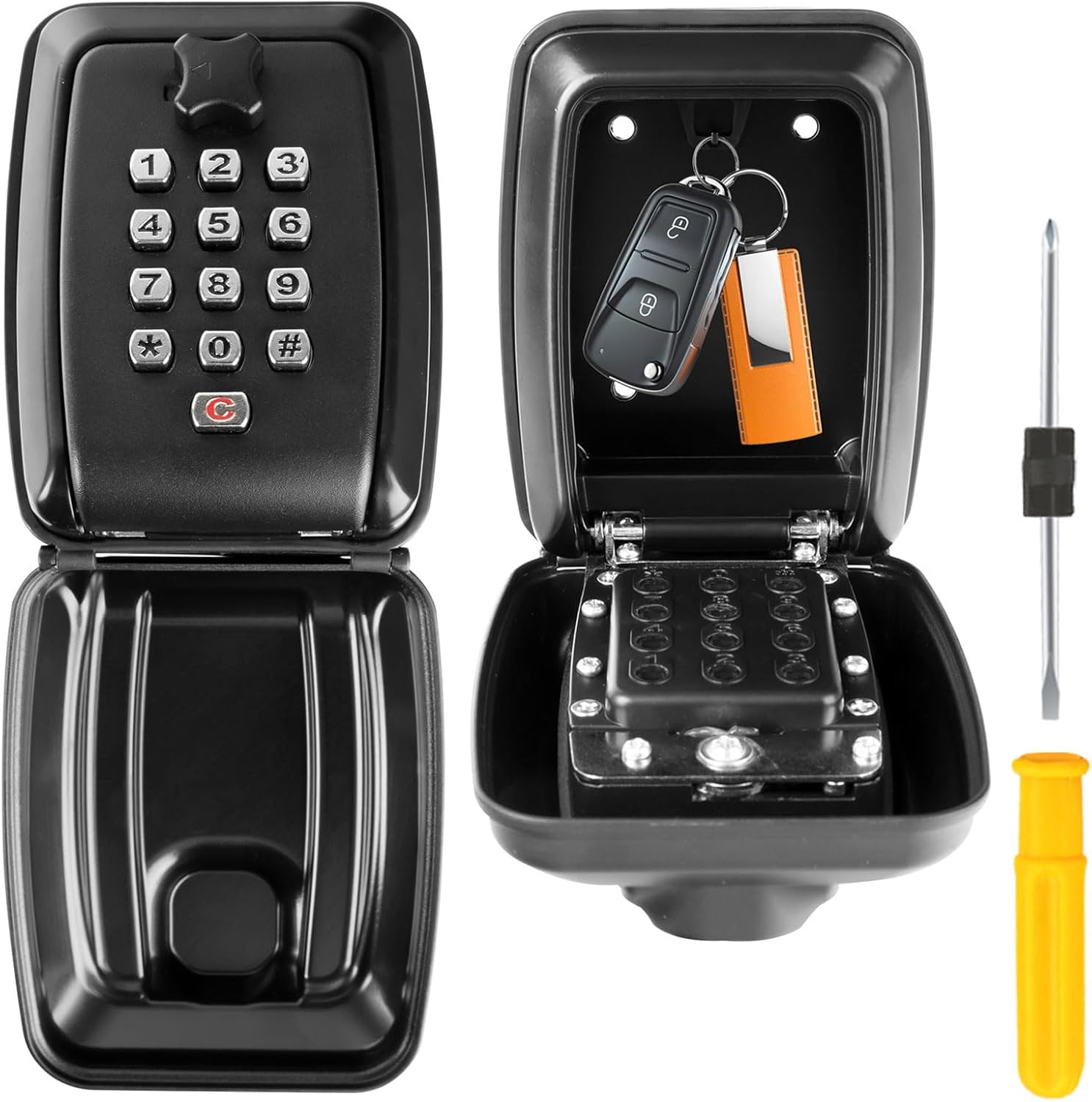 Key Safe Wall Mounted Police Approved,Key Lock Box Outdoor,Lock Box