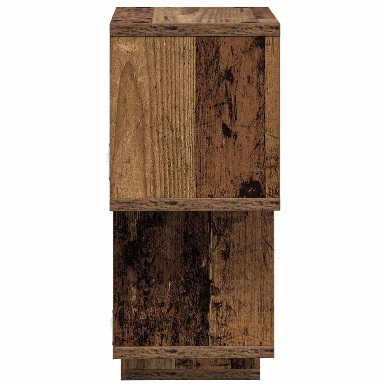 Schwebendes Wand Regal aus Holzwerkstoff Braun 87 x 20 x 55 cm, platzsparende Wandhalterung mit Stauraum, multifunktionales Hänge Board für Wohnzimmer, Küche, Büro, Schlafzimmer