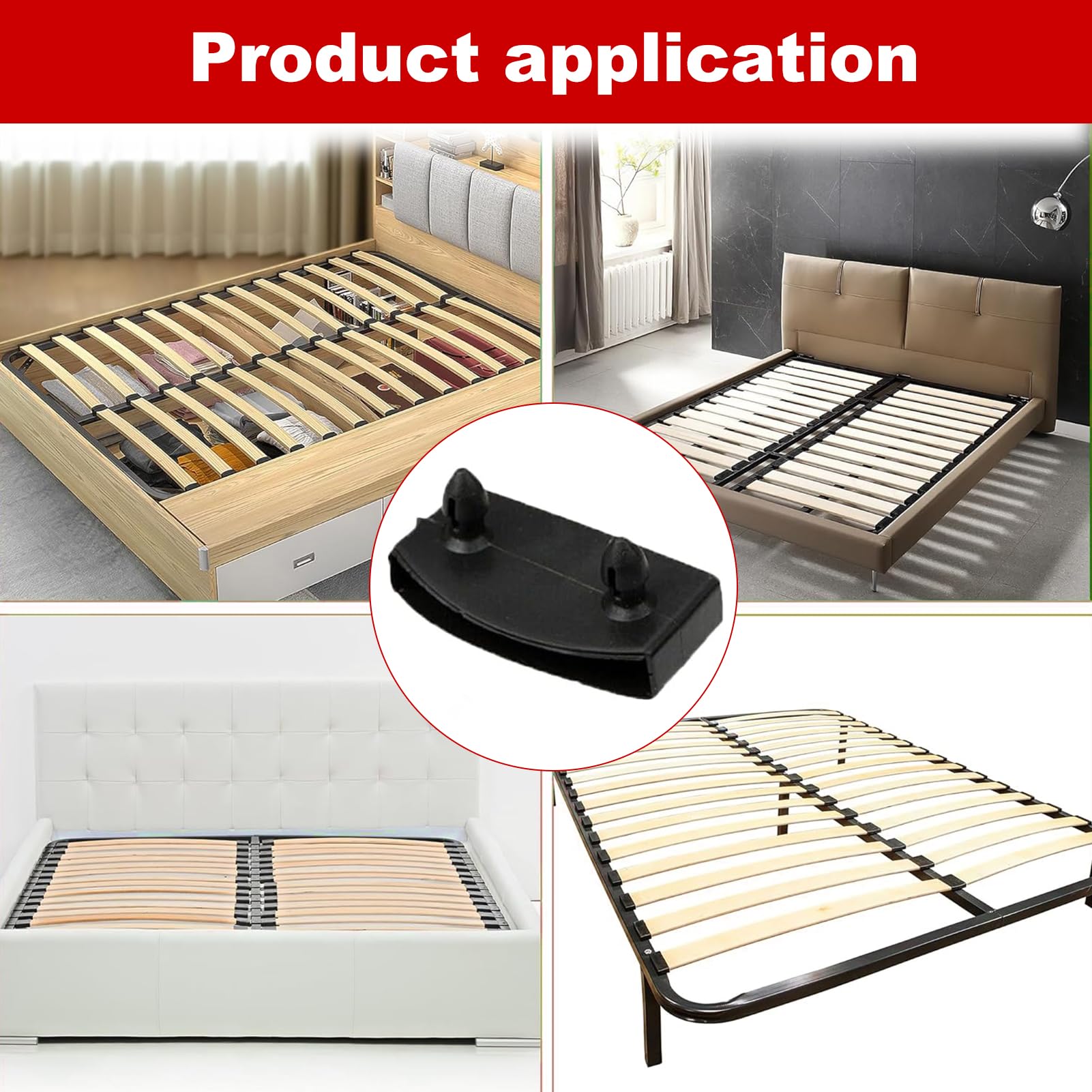 Supporti Per Reti Letto - 20 Pezzi In Plastica, Per Letti Singoli E Matrimoniali, Ricambio Pratico - Foto 13