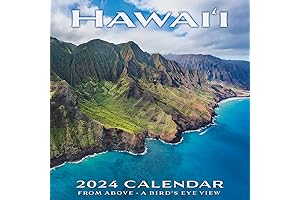Capture the Stunning Beauty of Hawaii from Above with Our Enchanting Calendar