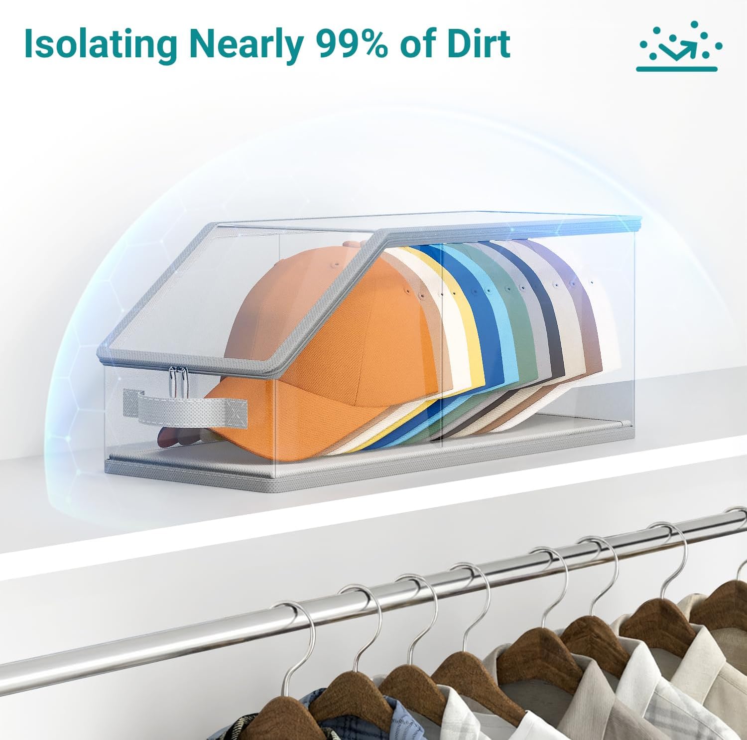 AOODA 10 Tier Clear Over the Door Shoe Organizer, 2PCS Stackable Hat Storage, 2 Item Bundles