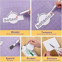 Vista 3 de CAREGY Juego de herramientas de desmalezado de vinilo para manualidades, kit de herramientas de vinilo de precisión, kits de deshierba