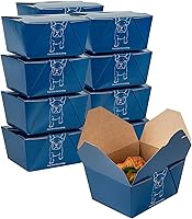 Vista 24 de Restaurantware Bio Tek - Cajas para llevar de 30 onzas, 200 loncheras para llevar, cierre de tabulación, resistentes al calor, desechables, de papel