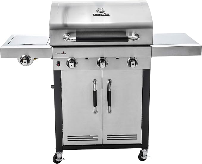 CharBroil Advantage Series 345S 3 Burner Gas Barbecue Grill with TRU